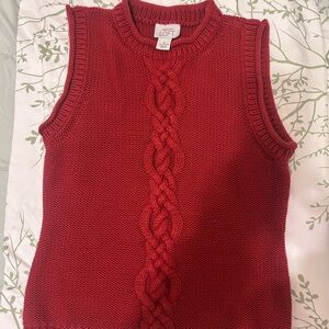 Vintage 90s LOFT Vibrant Red Knit Sweater